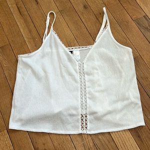 White H&M tank top size small